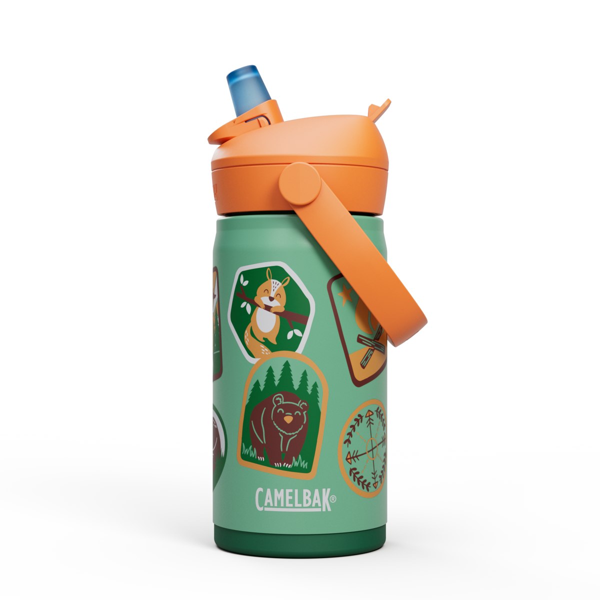 thrivetm-flip-straw-kids-12oz-bottle-insulated-stainless-steel-y3 nswfkxg1wq